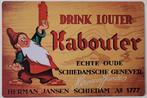 Drink Louter kabouter genever reclamebord van metaal deco, Verzamelen, Merken en Reclamevoorwerpen, Reclamebord, Info@deconoord.nl
