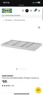 IKEA inzet voor uittrekbare plank 2 stuks, Ophalen, 50 tot 75 cm, 100 tot 150 cm, Minder dan 100 cm