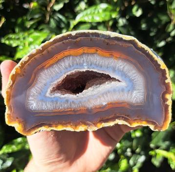 Grote 1kg Agaat Geode edelsteen verzameling mineralen geodes beschikbaar voor biedingen