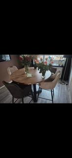 Bartafel met krukken, Ophalen, 100 tot 150 cm, 50 tot 100 cm, Zo goed als nieuw