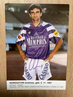 Fotokaart Kereszturi (Austria Wien) + handtekening., Verzamelen, Verzenden, Nieuw, Buitenlandse clubs, Spelerskaart