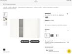 Ikea Knoxhult (keuken)bovenkast met deurtjes, Huis en Inrichting, Keuken | Keukenelementen, Ophalen, 100 tot 150 cm, Wit, Nieuw