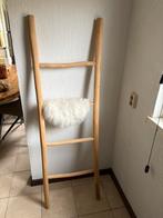 Decoratie ladder 151 x 50 centimeter incl vachtje, Huis en Inrichting, Woonaccessoires | Overige, Ophalen, Zo goed als nieuw