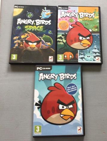 Pc games 3x Angry birds beschikbaar voor biedingen