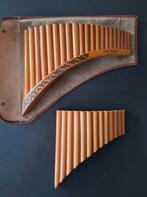 vintage pan-fluit 13 pijpen 21-pijps Popescu met foedraal, Muziek en Instrumenten, Blaasinstrumenten | Overige, Overige soorten