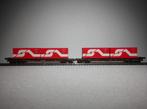 Roco 47541 ÖBB type Saads 8-assige containerwagon, Zo goed als nieuw, Gelijkstroom, Wagon, Roco