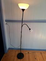 Zwart/Witte "IKEA" vloerlamp/leeslamp. Gerecycled plastic., Ophalen, Zo goed als nieuw, IKEA, 150 tot 200 cm