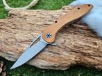Flipper Edition Pocket Edc Olijfhout zakmes, Ophalen of Verzenden