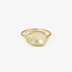 brooke gregson orbit moonstone yellow gold diamond ring | 52, Ophalen, Met edelsteen, Dame, Goud