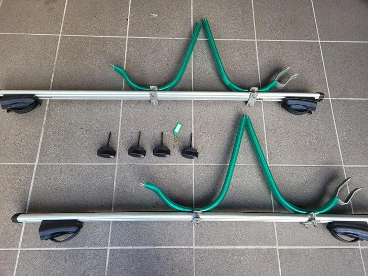 Dakdragers, eventueel met kanosteunen, Auto diversen, Dakdragers, Zo goed als nieuw, Ophalen