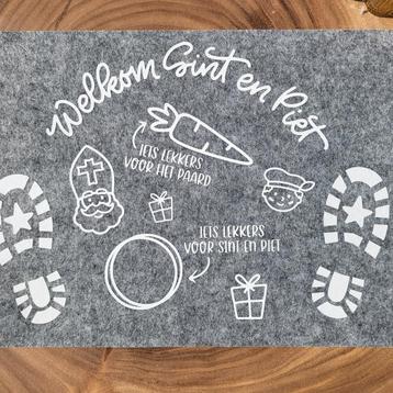 Sinterklaas schoenzet matje beschikbaar voor biedingen