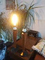 Set van 2 lampenvoet tafellampen bureaulampen Vintage, Ophalen of Verzenden, Zo goed als nieuw, Minder dan 50 cm