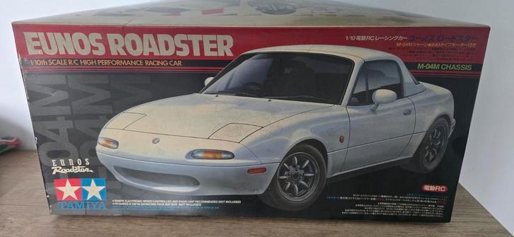 Tamiya Mazda MX-5 Miata EUNOS NA 1/10, Hobby en Vrije tijd, Modelbouw | Radiografisch | Auto's, Zo goed als nieuw, Auto onroad
