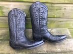 RANCHO zwart leren cowboylaarzen maat 36, Hoge laarzen, Zwart, Ophalen of Verzenden, Zo goed als nieuw