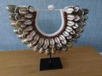 Prachtige handgemaakte schelpen decoratie krans/ketting, Ophalen of Verzenden