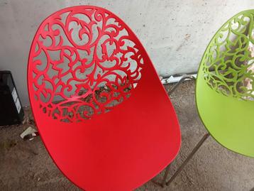 Set van 2 design stoelen voor binnen/buiten beschikbaar voor biedingen