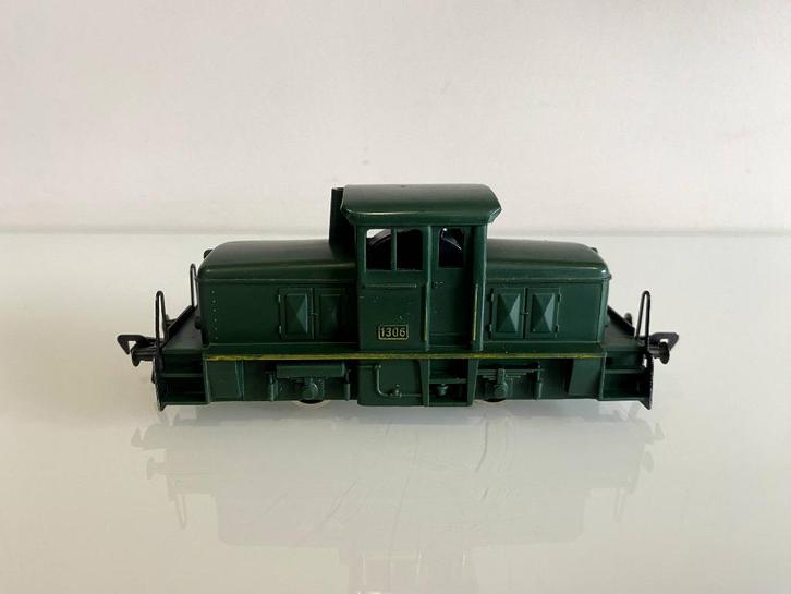 HO Fleischmann 1306F diesel rangeerloc (693), Hobby en Vrije tijd, Modeltreinen | H0, Gebruikt, Locomotief, Gelijkstroom, Fleischmann