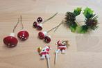 Vintage kerstdecoraties voor kerststukken, Ophalen of Verzenden, Zo goed als nieuw