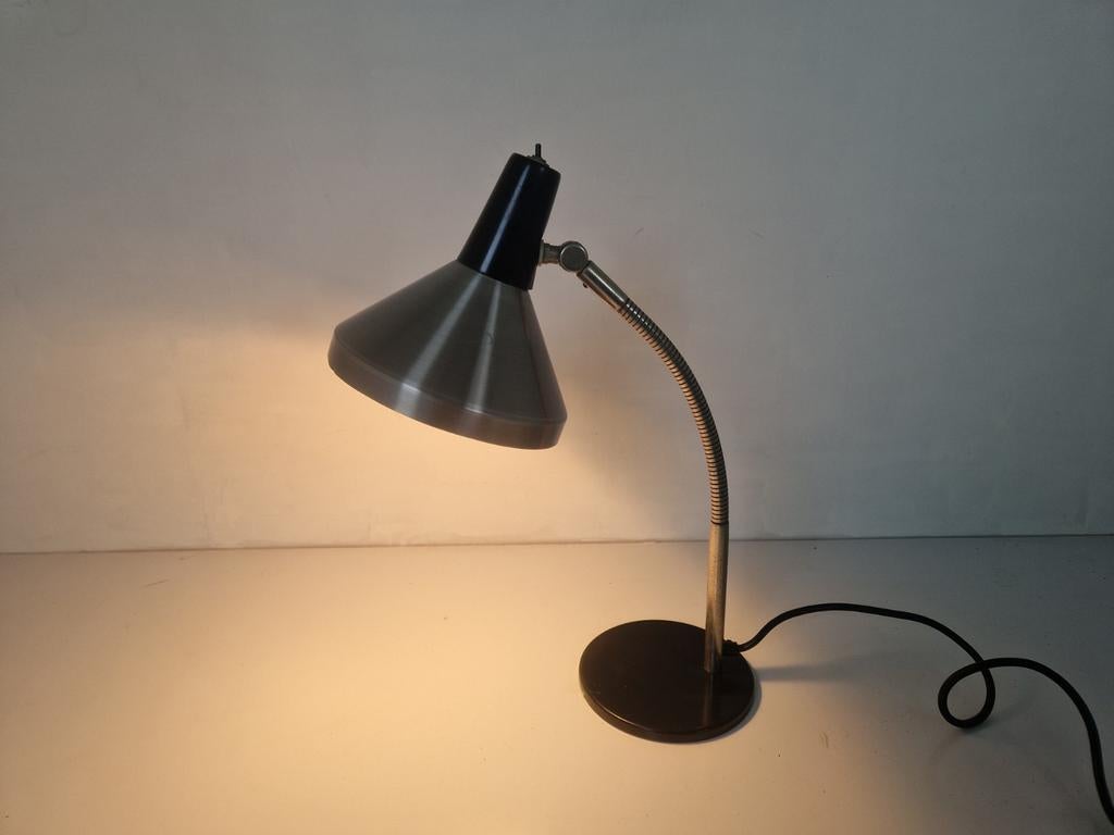 Hala zeist 751 bureaulamp jaren 60 gooseneck vintage. , Onbekend, Hala, Ophalen of Verzenden, Onbekend