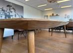 Ovale eettafel 300x100 cm, gerecycled teakhout, NIEUW!, Huis en Inrichting, Nieuw, Teakhout, Ophalen of Verzenden, Vijf personen of meer