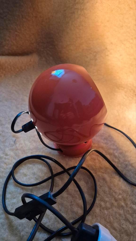 Lampadari Reggiani orange magnetic ball lamp italy, Huis en Inrichting, Lampen | Wandlampen, Zo goed als nieuw, Ophalen of Verzenden