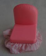 1992 vintage Mattel BARBIE MAGIC LIVING ROOM stoel Pink Chai, Verzamelen, Poppen, Gebruikt, Ophalen of Verzenden