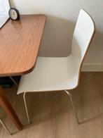 Twee witte stoelen in goede staat, Huis en Inrichting, Stoelen, Twee, Wit, Ophalen of Verzenden, Zo goed als nieuw