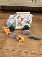 Houten jeep met vormenstoof jungle, Ophalen of Verzenden, Zo goed als nieuw