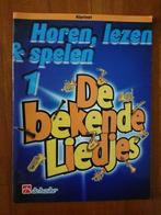 De bekende liedjes, klarinet, horen, lezen, spelen., Muziek en Instrumenten, Bladmuziek, Ophalen of Verzenden, Nieuw, Les of Cursus