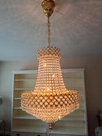 Prachtige Kroonluchter met Kristallen, Huis en Inrichting, Lampen | Kroonluchters, Ophalen of Verzenden, Zo goed als nieuw, Glas