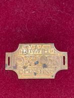 Vintage rijwiel belastingplaatje 1933 (240724), Ophalen of Verzenden