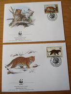 Noord-Korea, WWF serie FDC's Amoerpanter, 1998, Verzenden, Gestempeld, Dier of Natuur