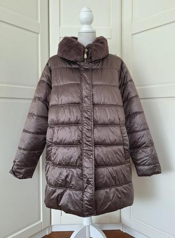 Oltre nieuwe koper bruine down dons winter jas, maat 50 XXL beschikbaar voor biedingen