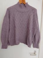 Hand gebreide trui van merinowol, Ophalen of Verzenden, Zo goed als nieuw, Paars