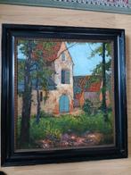 Oud olieverf  ( H Schouten ) gesigneerd  ., Ophalen of Verzenden