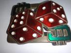 gesp, 1962 Baron en Buckles, 9 x6,5 cm, dobbelsteen, Ophalen of Verzenden, Zo goed als nieuw, Overige kleuren, Minder dan 95 cm