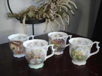 Royal doulton brambly hegde 4 seizoenen gtote mokken  beschikbaar voor biedingen
