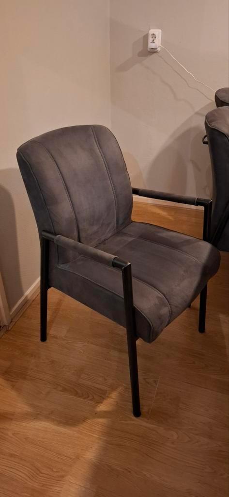 Zo goed als nieuw, 6 stoelen te koop., Huis en Inrichting, Stoelen, Zo goed als nieuw, Vijf, Zes of meer stoelen, Metaal, Overige materialen