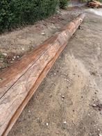 Ronde stam uit oude boerderij, draagconstructie 780cm lang, Ophalen, Gebruikt, Palen
