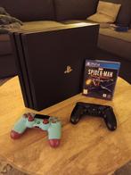 PS4 Pro SSD + Spider-Man Miles Morales + 2 Controllers, Met 2 controllers, Ophalen of Verzenden, Pro, 500 GB