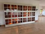 Vitrine kast custom gemaakt goede kwaliteit, Ophalen, Zo goed als nieuw, 25 tot 50 cm, 200 cm of meer