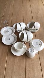 Riviera Maison 9 delig koffie servies classic, Huis en Inrichting, Verzenden, Keramiek, Overige stijlen, Kop(pen) en/of Schotel(s)