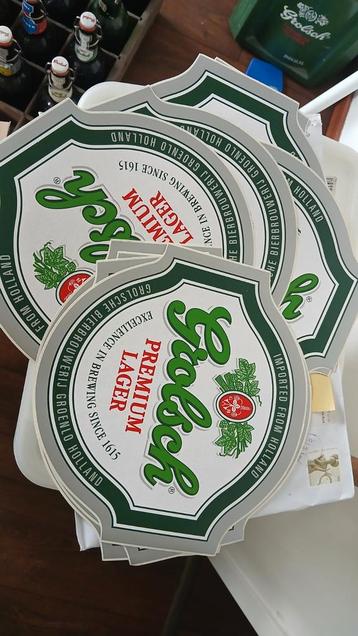 Grolsch Stickers - Groot Formaat 10 x beschikbaar voor biedingen