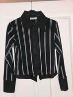 Mooie blouse zwart wit met rits Blanc Nature maat 42, Kleding | Dames, Ophalen of Verzenden, Zo goed als nieuw, Maat 42/44 (L)