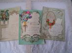 3 antieke brieven antieke poesieplaatjes nr LL 346 ger jose, Antiek en Kunst, Curiosa en Brocante, Verzenden