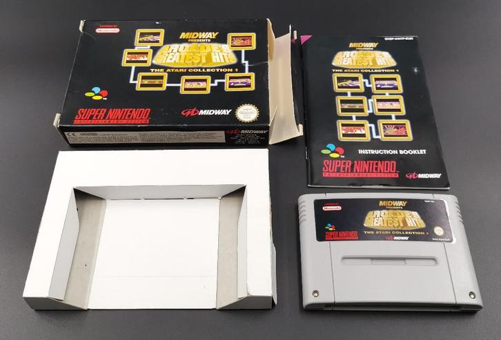 SNES CIB Compleet Midway Arcade’s Greatest Hits, Spelcomputers en Games, Games | Nintendo Super NES, Zo goed als nieuw, Avontuur en Actie