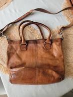 COWBOYSBAG HANDTAS CROSSBODYTAS LEREN TAS COGNAC, Sieraden, Tassen en Uiterlijk, Tassen | Damestassen, Ophalen of Verzenden, Gebruikt