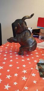 Zwaar bronzen olifant beeld, Antiek en Kunst, Ophalen of Verzenden