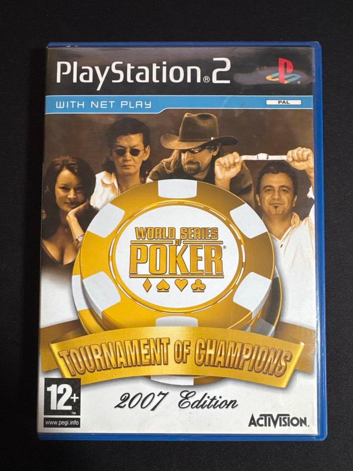WSOP: Tournament of Champions 2007 - PS2, Spelcomputers en Games, Games | Sony PlayStation 2, Gebruikt, Sport, 1 speler, Vanaf 12 jaar