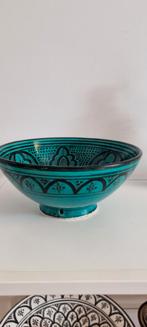 Antieke schaal te koop, Ophalen, Zo goed als nieuw, Rond, Glas